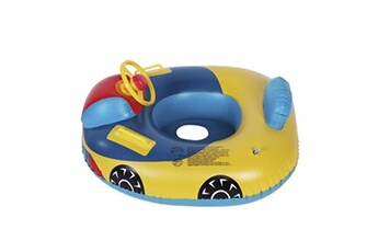 bouée et matelas gonflable generique voiture gonflable anneau natation de piscine bateau de siège de flotteur d'enfant gonflable en bas âge de bébé d'enfants
