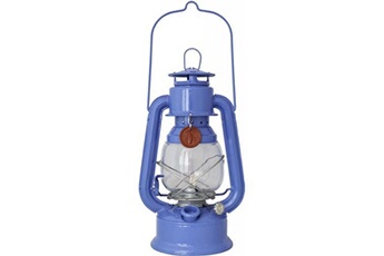 lanterne guillouard - lampe luciole en métal 30 cm bleu ciel