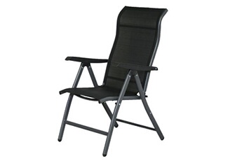 chaise de jardin sens-line chaise de jardin réglable sardinië - noir