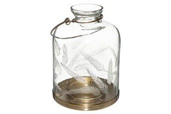 lanterne atmosphera créateur d'intérieur - lanterne en verre wonder 17cm transparent