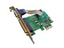 Carte Contrôleur PCIe 1+1 Ports Série RS232 DB9 MOSCHIP MCS9922 - Low Profile