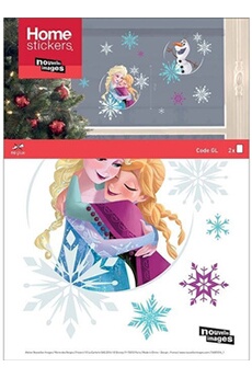 - Sticker fenêtre de Noël la reine des Neiges Emma - Anna et Olaf 24 x 3 x 36 cm