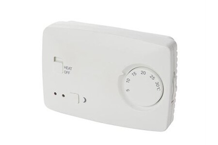 Thermostat et programmateur de température Perel Thermostat universel mural CTH407 5 à 30 °C