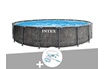 Intex Pack piscine tubulaire Baltik ronde 5,49 x 1,22 m + Kit d'entretien photo 1