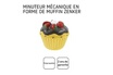 Zenker Minuteur de cuisine mécanique en forme de cupcake ref 41943 photo 4