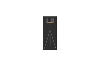 lampadaire reality lampadaire moderne daniel noir mat 1x60w e27