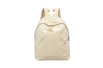 cartables scolaires generique sac à dos en toile pour femme sac à dos de mode simple sac de voyage pour femme sac d'étudiant - blanc