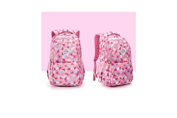 cartables scolaires generique etudiants épaule sac d'école en nylon hommes femmes sac sacs à dos de voyage - rose