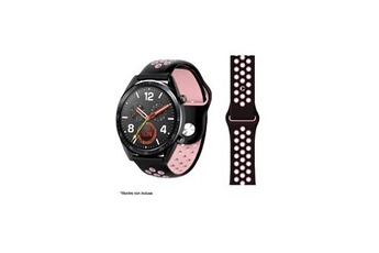 accessoires bracelet et montre connectée asus ibroz bracelet samsung/huawei sport 22mm noir et rose