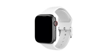 Accessoires bracelet et montre connectée OEM Bracelet en Cuir Simple Remplacement pour Apple Watch Series 3 / 2 / 1 42mm - Noir&Rose Fleur (Taille S)