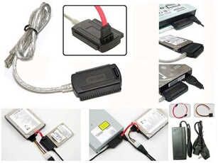 Adaptateur Convertisseur IDE 2.5" Vers SATA - Disque Dur PC Portable 44 Pins Sur Port SATA - Plug & Play