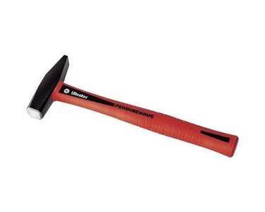 Peddinghaus Ultratec Slotenmakershamer 200g - Zwart/Rood, Extreem Duurzaam Met Glasvezel Handvat