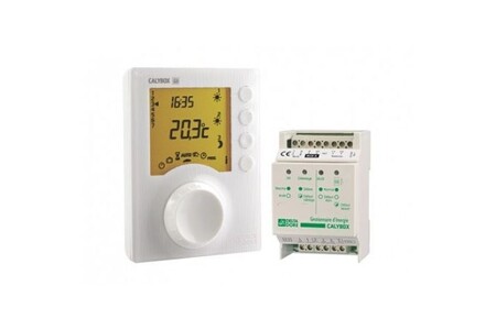 Thermostat et programmateur de température Delta Dore Gestionnaire d'énergie Calybox 230 (Classique) 3 zones pour chauffage électrique fil pilote