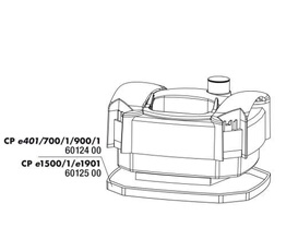 CP e700/1 e900/1 Section tête de pompe d'étanchéité