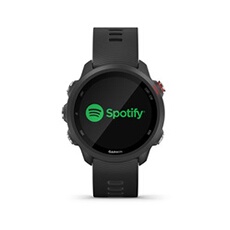 Forerunner 245 Music - Noire avec bracelet noir