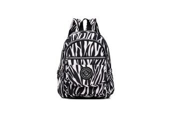 cartables scolaires generique femmes hommes mode grande capacité sac à dos en nylon sacs de voyage imperméables cartable - noir
