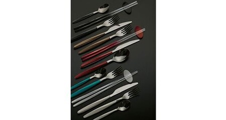 Guzzini "Fusion" 24-Piece Cutlery Set, 1 Set - Interismo