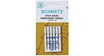 SCHMETZ Aiguilles à Broder Dorées Titane 75/11 - Lot De 5 Aiguilles Spéciales