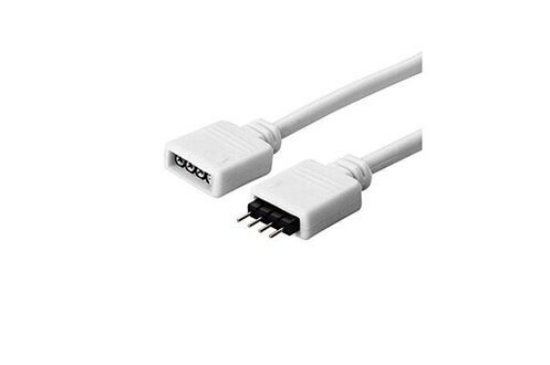 Cables USB GENERIQUE Sienoc 0,5m 50cm rallonge pour rgb led strip 4 broches,  connecteur, adapté à la bande de la bande led rgb