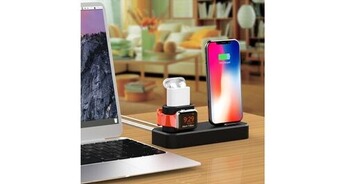 Accessoires bracelet et montre connectée GENERIQUE Station de charge pour station d'accueil pour iphone pour apple montre pour airpods 3in1