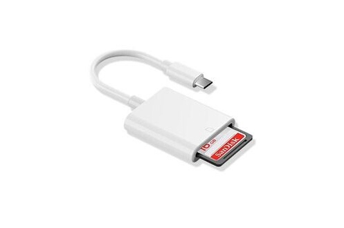 Hub USB GENERIQUE Lecteurs de carte sd blanc otg usb de type c mobile aux  pour samsung huawei xiaomi macbook pro/air téléphone portable