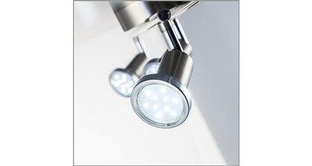 Rampe 4 spots, industriel gris gu10 max 50 W Cimento | Leroy Merlin Rampe 4 spots, industriel gris gu10 max 50 W Cimento | Leroy Merlin