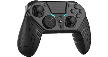 Joystick Chronus manette sans fil pour ps4, télécommande de manette de jeu avec boutons arrière programmables (noir)
