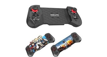 Joystick Chronus manette de jeu mobile bluetooth mocute 060 pour iphone / android / pc, manette de jeu télescopique multifonctionnelle sans fil (noir)