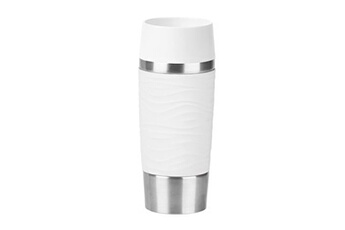 Gourde et poche à eau Emsa Travel mug isotherme 36 cl wave blanc - Emsa - Rose - Plastique