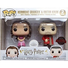 Figurine POP Harry Potter Hermione and Krum Yule Exclusive