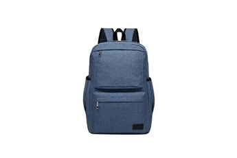 cartables scolaires generique hommes et femmes rétro en plein air oxford sac à dos de voyage en tissu sac à dos de mode 15,6 '' - bleu