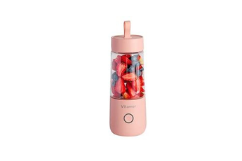 ustensile de cuisine generique machine rechargeable portative mélangeur fruits tasse et bouteille presse-agrumes usb 350ml - rose