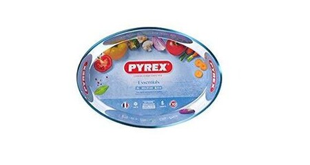 Pyrex Essentials Plat à Four Ovale En Verre 30x21x6 Cm - FO3YL - Résistant Et Polyvalent
