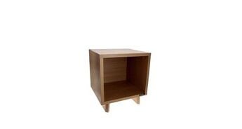 Meuble Enova Hifi Vinyle Lover Cube – Bois, Accessoire Platine Vinyle - vue 2