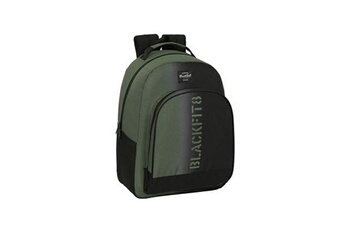 sacs à dos scolaires blackfit8 cartable gradient noir vert militaire (32 x 42 x 15 cm)