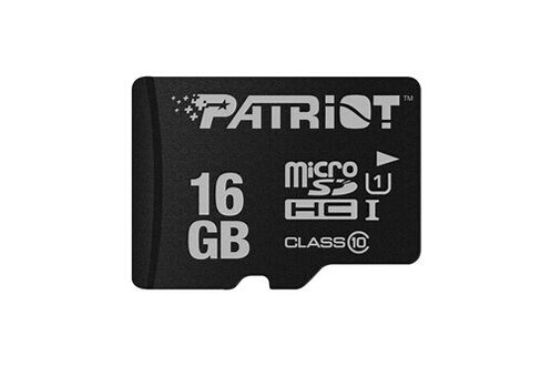 Carte mémoire micro SD PATRIOT Psf16gmdc10 16 go sdxc 80 mo/s