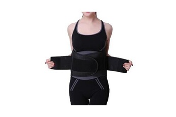 divers accessoires fitness, yoga et pilates generique ceinture de sport femmes hommes taille formateur sport fitness ventre corset body shaper ceinture - jaune