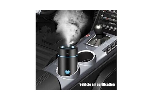 Humidificateur GENERIQUE Humidificateur de voiture barre d'oxygène usb  aromathérapie portable petit mini spray silencieux - noir