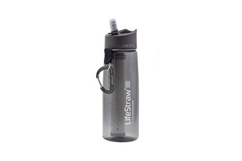 Gourde et poche à eau Lifestraw Bouteille filtrante go à 2 étages, sports et plein air, gris
