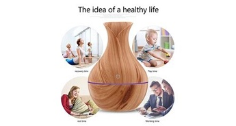 GENERIQUE - Humidificateur d'air - Diffuseur d'huiles essentielles - Éclairage LED