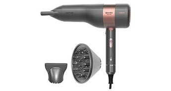 Sèche cheveux ionique avec moteur numérique 2000w noir gris cuivre