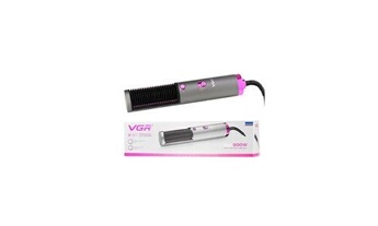 Brosse à air chaud pour sèche-cheveux one step lisseur à ions négatifs 4 en 1