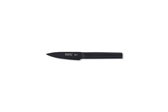couteau berghoff ron titanium anti-adhésif avec revêtement en céramique couteau d'office, noir
