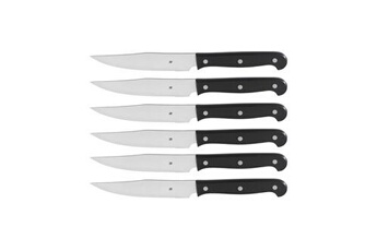 couteau wmf 1283706096 set de 6 couteaux à steak, acier, transparent, 27,5 x 13 x 4,5 cm