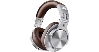 Casque PC Chronus Casque bluetooth 50 heures d’autonomie oneodio a70 casque audio sans fil(brun)