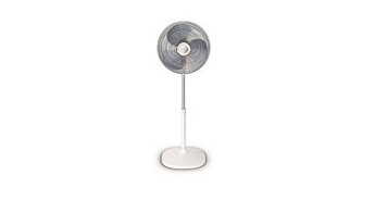 Ventilateur sur pied de 40 cm 39w blanc bleu