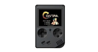 Console Nintendo Switch GENERIQUE Rétro mini console de jeu vidéo tenue dans la main 168 jeux classiques intégrés pour les enfants - noir