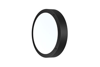 plafonnier extérieur oval ip65 (1800lm 5700k a++) noire -