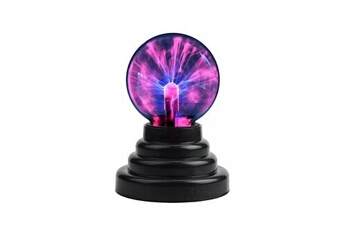 boules de noël generique lampe boule magique noir plasma nouveauté sphère électrostatique usb veilleuse tactile cadeau décoration de la maison pour enfants