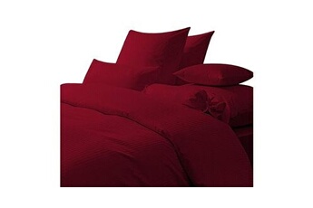 tête de lit generique satin cp-st-2p couette 2 places, polyester, bordeaux, 2 personnes, 250 x 200 x 3 cm